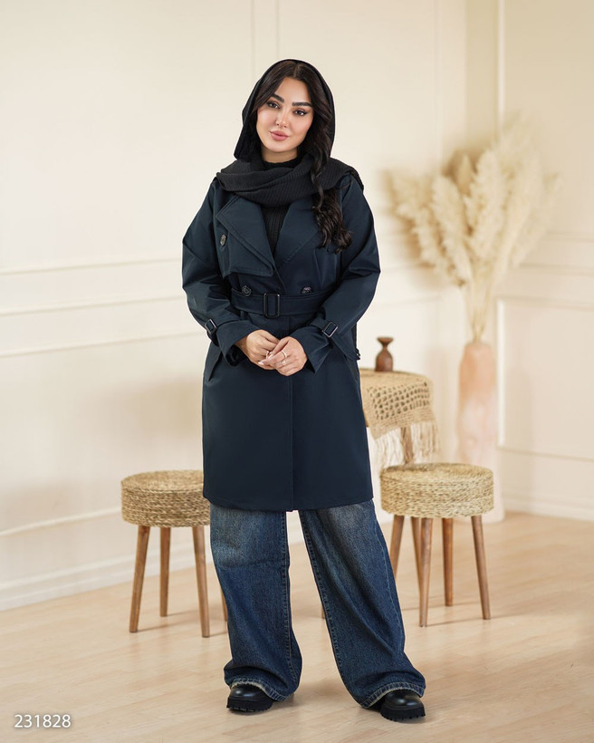 بارانی زنانه کتان تی سی ۲۳۱۸