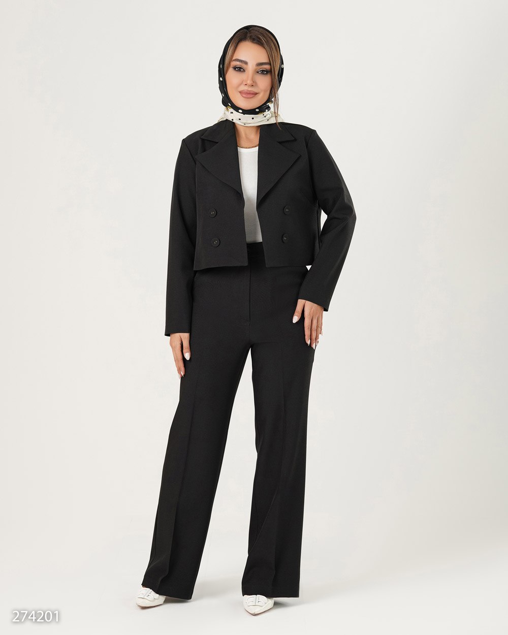 کراپ شلوار زنانه مجلسی ۲۷۴۲