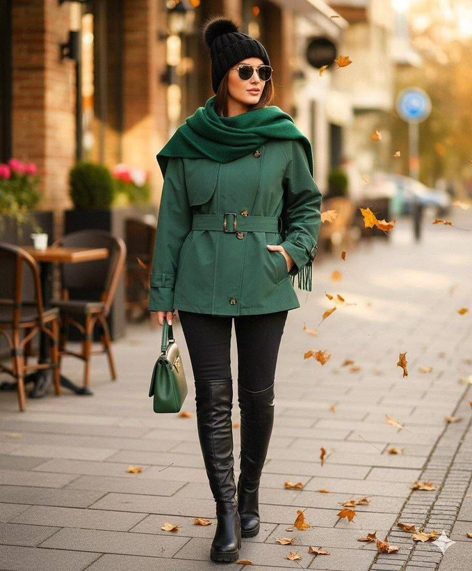 ترنچ کت کوتاه زنانه در رنگبندی متنوع