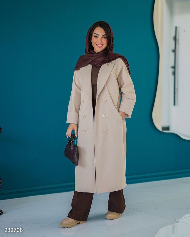 بارانی بلند زنانه۲۳۲۷