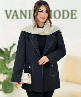 کت مجلسی مشکی مزونی ۴۳۴۴