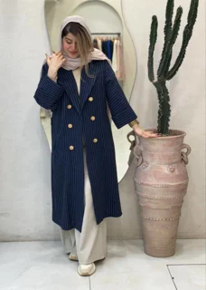 مانتو بلند زنانه شانتون دیپلمات کد ۱۲۰۰۵